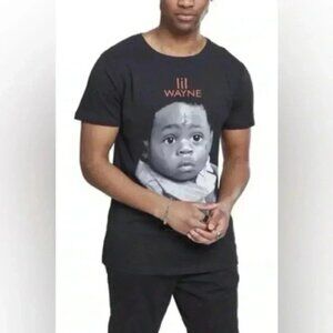 Lil Wayne Tha Carter III Men’s Graphic Print T-Shirt Black Size Large